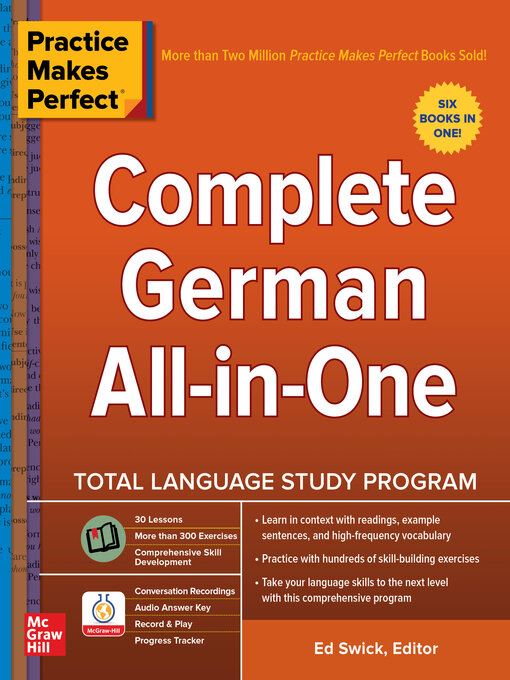 Title details for Complete German All-in-One by Ed Swick - Available
